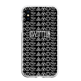 Чехол для iPhone XS Max матовый с принтом Led Zeppelin , Силикон | Область печати: задняя сторона чехла, без боковых панелей | led | led zeppelin | блюз | группа | джимми пейдж | джон генри бонэм | джон пол джонс | лед зепелен | лед зеппелин | метал | роберт плант | рок | тяжелый | фолк | хард | хардрок | хеви | хевиметал