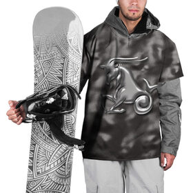 Накидка на куртку 3D с принтом Козерог , 100% полиэстер |  | Тематика изображения на принте: звезды | знаки зодиака | козерог | космос | созвездие