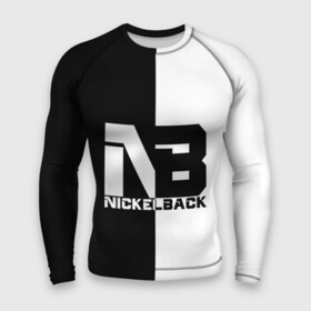 Мужской рашгард 3D с принтом Nickelback ,  |  | nickelback | никелбек | никл бек