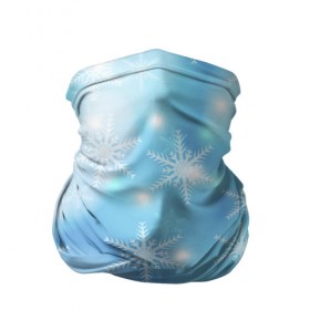 Бандана-труба 3D с принтом Волшебство Нового года , 100% полиэстер, ткань с особыми свойствами — Activecool | плотность 150‒180 г/м2; хорошо тянется, но сохраняет форму | елка | зима | мороз | новый год | снег | снежинки