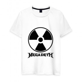 Мужская футболка хлопок с принтом Megadeth , 100% хлопок | прямой крой, круглый вырез горловины, длина до линии бедер, слегка спущенное плечо. | megadet | megadeth | группа | дирк вербурен | дэвид эллефсон | дэйв мастейн | кико лоурейро | мегадет | мегадетх | метал | рок | трэш | трэшметал | тяжелый | хард | хардрок | хеви | хевиметал