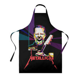 Фартук 3D с принтом Metallica James Alan Hatfield , 100% полиэстер | общий размер — 65 х 85 см, ширина нагрудника — 26 см, горловина — 53 см, длина завязок — 54 см, общий обхват в поясе — 173 см. Принт на завязках и на горловине наносится с двух сторон, на основной части фартука — только с внешней стороны | alan | american | band | hard | hatfield | james | metal | metallica | rock | thrash | алан | американская | джеймс | метал группа | трэш метал | хард рок | хэтфилд