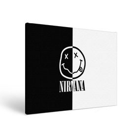 Холст прямоугольный с принтом Nirvana , 100% ПВХ |  | cobain | kurt | nirvana | альтернативный | гранж | грол | группа | дональд | кобейн | курт | музыка | музыкант | надпись | нервана | нирвана | новоселич | певец | рок | смайл | смайлик | солист | язык