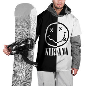 Накидка на куртку 3D с принтом Nirvana , 100% полиэстер |  | cobain | kurt | nirvana | альтернативный | гранж | грол | группа | дональд | кобейн | курт | музыка | музыкант | надпись | нервана | нирвана | новоселич | певец | рок | смайл | смайлик | солист | язык