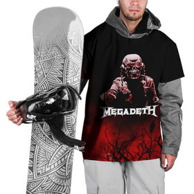 Накидка на куртку 3D с принтом Megadeth , 100% полиэстер |  | Тематика изображения на принте: 