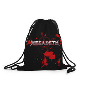 Рюкзак-мешок 3D с принтом Megadeth , 100% полиэстер | плотность ткани — 200 г/м2, размер — 35 х 45 см; лямки — толстые шнурки, застежка на шнуровке, без карманов и подкладки | megadet | megadeth | группа | дирк вербурен | дэвид эллефсон | дэйв мастейн | кико лоурейро | мегадет | мегадетх | метал | рок | трэш | трэшметал | тяжелый | хард | хардрок | хеви | хевиметал