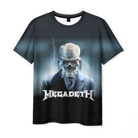 Мужская футболка 3D с принтом Megadeth , 100% полиэфир | прямой крой, круглый вырез горловины, длина до линии бедер | megadeth |   megadet | группа | дирк вербурен | дэвид эллефсон | дэйв мастейн | кико лоурейро | мегадет | мегадетх | метал | рок | трэш | трэшметал | тяжелый | хард | хардрок | хеви | хевиметал