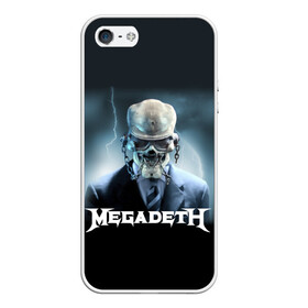 Чехол для iPhone 5/5S матовый с принтом Megadeth , Силикон | Область печати: задняя сторона чехла, без боковых панелей | Тематика изображения на принте: megadeth |   megadet | группа | дирк вербурен | дэвид эллефсон | дэйв мастейн | кико лоурейро | мегадет | мегадетх | метал | рок | трэш | трэшметал | тяжелый | хард | хардрок | хеви | хевиметал