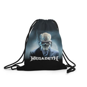 Рюкзак-мешок 3D с принтом Megadeth , 100% полиэстер | плотность ткани — 200 г/м2, размер — 35 х 45 см; лямки — толстые шнурки, застежка на шнуровке, без карманов и подкладки | megadeth |   megadet | группа | дирк вербурен | дэвид эллефсон | дэйв мастейн | кико лоурейро | мегадет | мегадетх | метал | рок | трэш | трэшметал | тяжелый | хард | хардрок | хеви | хевиметал