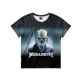 Детская футболка 3D с принтом Megadeth , 100% гипоаллергенный полиэфир | прямой крой, круглый вырез горловины, длина до линии бедер, чуть спущенное плечо, ткань немного тянется | Тематика изображения на принте: megadeth |   megadet | группа | дирк вербурен | дэвид эллефсон | дэйв мастейн | кико лоурейро | мегадет | мегадетх | метал | рок | трэш | трэшметал | тяжелый | хард | хардрок | хеви | хевиметал