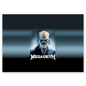 Поздравительная открытка с принтом Megadeth , 100% бумага | плотность бумаги 280 г/м2, матовая, на обратной стороне линовка и место для марки
 | megadeth |   megadet | группа | дирк вербурен | дэвид эллефсон | дэйв мастейн | кико лоурейро | мегадет | мегадетх | метал | рок | трэш | трэшметал | тяжелый | хард | хардрок | хеви | хевиметал