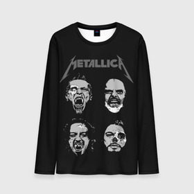 Мужской лонгслив 3D с принтом Metallica , 100% полиэстер | длинные рукава, круглый вырез горловины, полуприлегающий силуэт | Тематика изображения на принте: american | band | cliff burton | dave mustaine | hard | james hatfield | jason newsted | kirk hammett | lars ulrich | metal | metallica | robert trujillo | rock | ron mcgowney | thrash | американская | джеймс хэтфилд | ларс ул | метал группа | трэш метал 