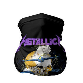 Бандана-труба 3D с принтом Metallica , 100% полиэстер, ткань с особыми свойствами — Activecool | плотность 150‒180 г/м2; хорошо тянется, но сохраняет форму | Тематика изображения на принте: american | band | cliff burton | dave mustaine | hard | james hatfield | jason newsted | kirk hammett | lars ulrich | metal | metallica | robert trujillo | rock | ron mcgowney | thrash | американская | джеймс хэтфилд | ларс ул | метал группа | трэш метал 