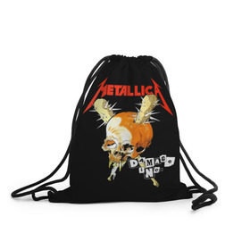 Рюкзак-мешок 3D с принтом Metallica , 100% полиэстер | плотность ткани — 200 г/м2, размер — 35 х 45 см; лямки — толстые шнурки, застежка на шнуровке, без карманов и подкладки | american | band | cliff burton | dave mustaine | hard | james hatfield | jason newsted | kirk hammett | lars ulrich | metal | metallica | robert trujillo | rock | ron mcgowney | thrash | американская | джеймс хэтфилд | ларс ул | метал группа | трэш метал 