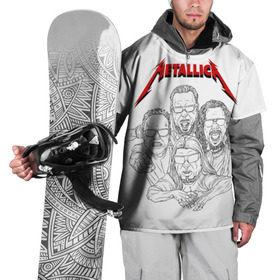 Накидка на куртку 3D с принтом Metallica , 100% полиэстер |  | 
