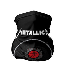 Бандана-труба 3D с принтом Metallica , 100% полиэстер, ткань с особыми свойствами — Activecool | плотность 150‒180 г/м2; хорошо тянется, но сохраняет форму | 