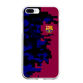 Чехол для iPhone 7Plus/8 Plus матовый с принтом FC Barca 2018 Creative uniform , Силикон | Область печати: задняя сторона чехла, без боковых панелей | Тематика изображения на принте: fc | fc barcelona | fcb | fly emirates | ronaldo | абстракция | барселона | геометрия | зож | клуб | линии | месси | модные | мяч | реал мадрид | спорт | спортивные | тренды | футбол | футбольный клуб | эмблема