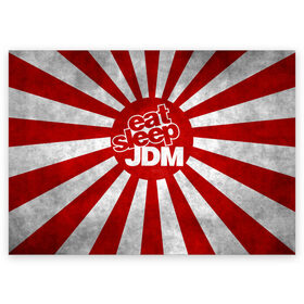 Поздравительная открытка с принтом JDM , 100% бумага | плотность бумаги 280 г/м2, матовая, на обратной стороне линовка и место для марки
 | Тематика изображения на принте: car | domo | drift | japan | jdm | kun | race | street | авто | автомобиль | гонки | дрифт | король | машина | флаг | япония