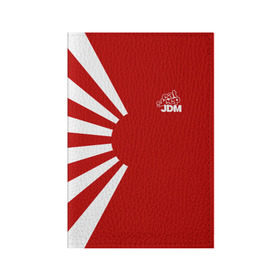 Обложка для паспорта матовая кожа с принтом JDM , натуральная матовая кожа | размер 19,3 х 13,7 см; прозрачные пластиковые крепления | car | drift | japan | jdm | race | street | авто | автомобиль | гонки | дрифт | король | машина | флаг | япония