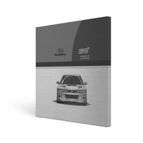 Холст квадратный с принтом Subaru , 100% ПВХ |  | Тематика изображения на принте: car | impreza | jdm | race | sti | subaru | wrx | авто | гонки | импреза | машина | субару