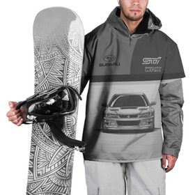 Накидка на куртку 3D с принтом Subaru , 100% полиэстер |  | car | impreza | jdm | race | sti | subaru | wrx | авто | гонки | импреза | машина | субару