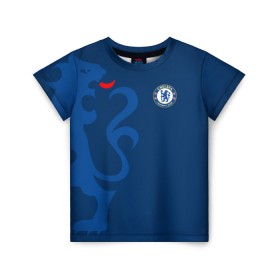 Детская футболка 3D с принтом Chelsea Uniform , 100% гипоаллергенный полиэфир | прямой крой, круглый вырез горловины, длина до линии бедер, чуть спущенное плечо, ткань немного тянется | Тематика изображения на принте: chelsea | emirates | fc | абстракция | геометрия | зож | клуб | линии | мода | модные | мяч | спорт | спортивные | стиль | тренды | флаг россии | футбол | футбольный клуб | челси | экстрим | эмблема