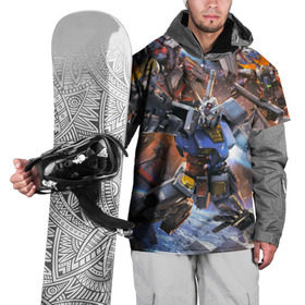 Накидка на куртку 3D с принтом Трансформеры , 100% полиэстер |  | Тематика изображения на принте: война | робот | фантастика