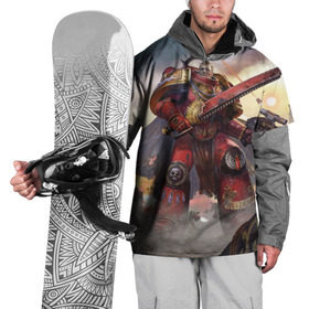 Накидка на куртку 3D с принтом Warhammer 40000 , 100% полиэстер |  | crusade | eternal | броня | воины | воители | доспехи | игры | фантастика | фэнтези