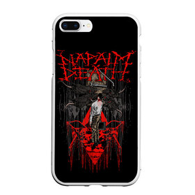 Чехол для iPhone 7Plus/8 Plus матовый с принтом Napalm death , Силикон | Область печати: задняя сторона чехла, без боковых панелей | Тематика изображения на принте: core | grind | grindcore | metal | trash | грайндкор | дет | дэт | метал | напалм | трэш | трэшкор