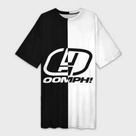 Платье-футболка 3D с принтом OOMPH ,  |  | electronic body musi | neue deutsche hrte | oomph | андреас крэп | антитезис | группа | деро гои | индастриал | крэп | метал | оомпх | оомрн | роберт флюкс | рок | синтез | тезис | флюкс