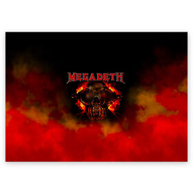 Поздравительная открытка с принтом Megadeth , 100% бумага | плотность бумаги 280 г/м2, матовая, на обратной стороне линовка и место для марки
 | megadet | megadeth | группа | дирк вербурен | дэвид эллефсон | дэйв мастейн | кико лоурейро | мегадет | мегадетх | метал | рок | трэш | трэшметал | тяжелый | хард | хардрок | хеви | хевиметал