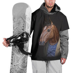 Накидка на куртку 3D с принтом BoJack , 100% полиэстер |  | Тематика изображения на принте: bojack horseman | конь боджек | лошадь боджек