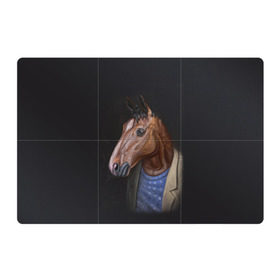 Магнитный плакат 3Х2 с принтом BoJack , Полимерный материал с магнитным слоем | 6 деталей размером 9*9 см | bojack horseman | конь боджек | лошадь боджек