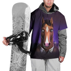 Накидка на куртку 3D с принтом BoJack , 100% полиэстер |  | Тематика изображения на принте: bojack horseman | конь боджек | лошадь боджек