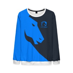 Мужской свитшот 3D с принтом Team Liquid Uniform , 100% полиэстер с мягким внутренним слоем | круглый вырез горловины, мягкая резинка на манжетах и поясе, свободная посадка по фигуре | Тематика изображения на принте: 