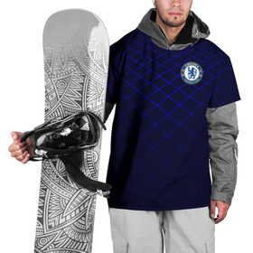 Накидка на куртку 3D с принтом Chelsea 2018 Uniform , 100% полиэстер |  | Тематика изображения на принте: chelsea | fc | спорт | спортивные | фк | футбол | челси