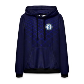 Мужская толстовка 3D с принтом Chelsea 2018 Uniform , 100% полиэстер | двухслойный капюшон со шнурком для регулировки, мягкие манжеты на рукавах и по низу толстовки, спереди карман-кенгуру с мягким внутренним слоем. | Тематика изображения на принте: chelsea | fc | спорт | спортивные | фк | футбол | челси