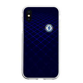 Чехол для iPhone XS Max матовый с принтом Chelsea 2018 Uniform , Силикон | Область печати: задняя сторона чехла, без боковых панелей | Тематика изображения на принте: chelsea | fc | спорт | спортивные | фк | футбол | челси