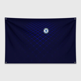 Флаг-баннер с принтом Chelsea 2018 Uniform , 100% полиэстер | размер 67 х 109 см, плотность ткани — 95 г/м2; по краям флага есть четыре люверса для крепления | chelsea | fc | спорт | спортивные | фк | футбол | челси
