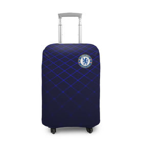 Чехол для чемодана 3D с принтом Chelsea 2018 Uniform , 86% полиэфир, 14% спандекс | двустороннее нанесение принта, прорези для ручек и колес | chelsea | fc | спорт | спортивные | фк | футбол | челси