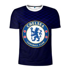Мужская футболка 3D спортивная с принтом Chelsea 2018 Uniform , 100% полиэстер с улучшенными характеристиками | приталенный силуэт, круглая горловина, широкие плечи, сужается к линии бедра | Тематика изображения на принте: 