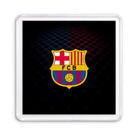 Магнит 55*55 с принтом FC Barca 2018 Line , Пластик | Размер: 65*65 мм; Размер печати: 55*55 мм | fc | fc barcelona | fcb | барселона | спорт | спортивные | фк | футбол | футбольный клуб