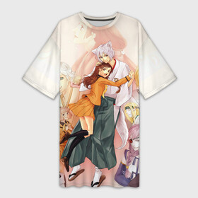 Платье-футболка 3D с принтом Очень приятно Бог ,  |  | Тематика изображения на принте: anime | manga | mizuki | nanami momozono | tomoe mikage | аниме | манга | мидзуки | нанами момодзоно | очень приятно бог | томоэ микагэ