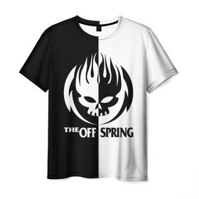 Мужская футболка 3D с принтом The Offspring , 100% полиэфир | прямой крой, круглый вырез горловины, длина до линии бедер | the offspring | офспринг | оффспринг | рок