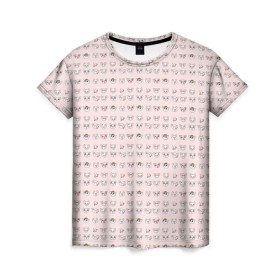 Женская футболка 3D с принтом Смешные чихуахуа , 100% полиэфир ( синтетическое хлопкоподобное полотно) | прямой крой, круглый вырез горловины, длина до линии бедер | домашние животные | пес | собака
