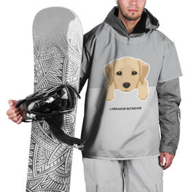 Накидка на куртку 3D с принтом Лабрадор щенок , 100% полиэстер |  | Тематика изображения на принте: домашние животные | лабрадор | пес | песик | ретривер | собака | собачка