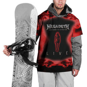 Накидка на куртку 3D с принтом Megadeth , 100% полиэстер |  | Тематика изображения на принте: 