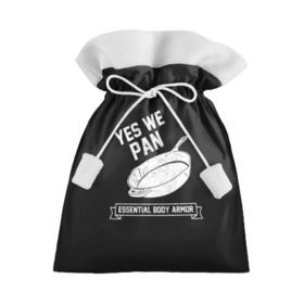 Подарочный 3D мешок с принтом Yes We Pan , 100% полиэстер | Размер: 29*39 см | Тематика изображения на принте: pan | protection