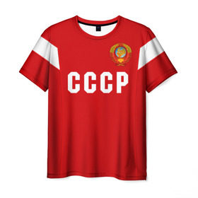 Мужская футболка 3D с принтом Сборная СССР 1988 , 100% полиэфир | прямой крой, круглый вырез горловины, длина до линии бедер | европы | россии | сборная | футбол | чемпионат мира
