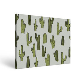 Холст прямоугольный с принтом Кактус , 100% ПВХ |  | cactus | кактус